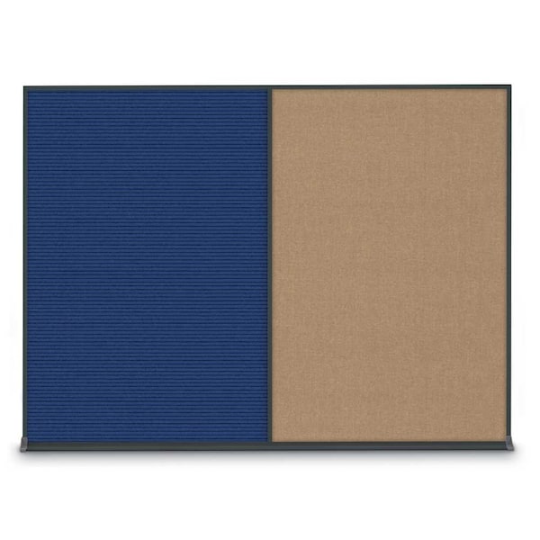 Double Door Radius Corkboard, 60"X36", S